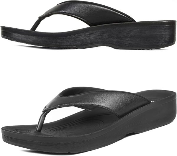 AEROTHOTIC Women's Comfortable Arch Support Summer Orthotic Flip Flops Sandals