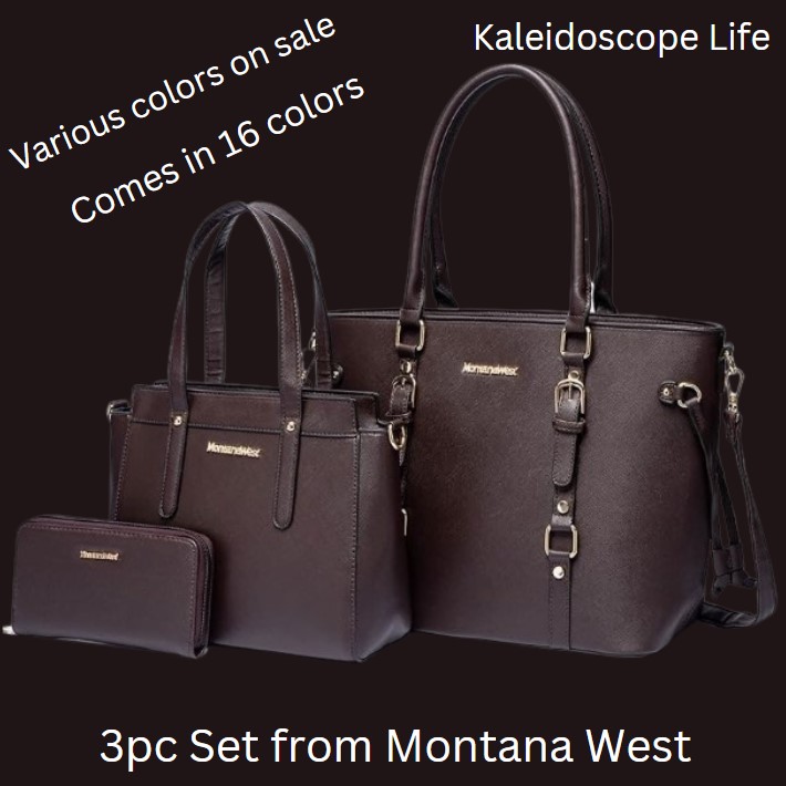 Montana West Purses and Handbags for Women Tote Purse and Wallet Set Shoulder Satchel Bag for Women 3PCS